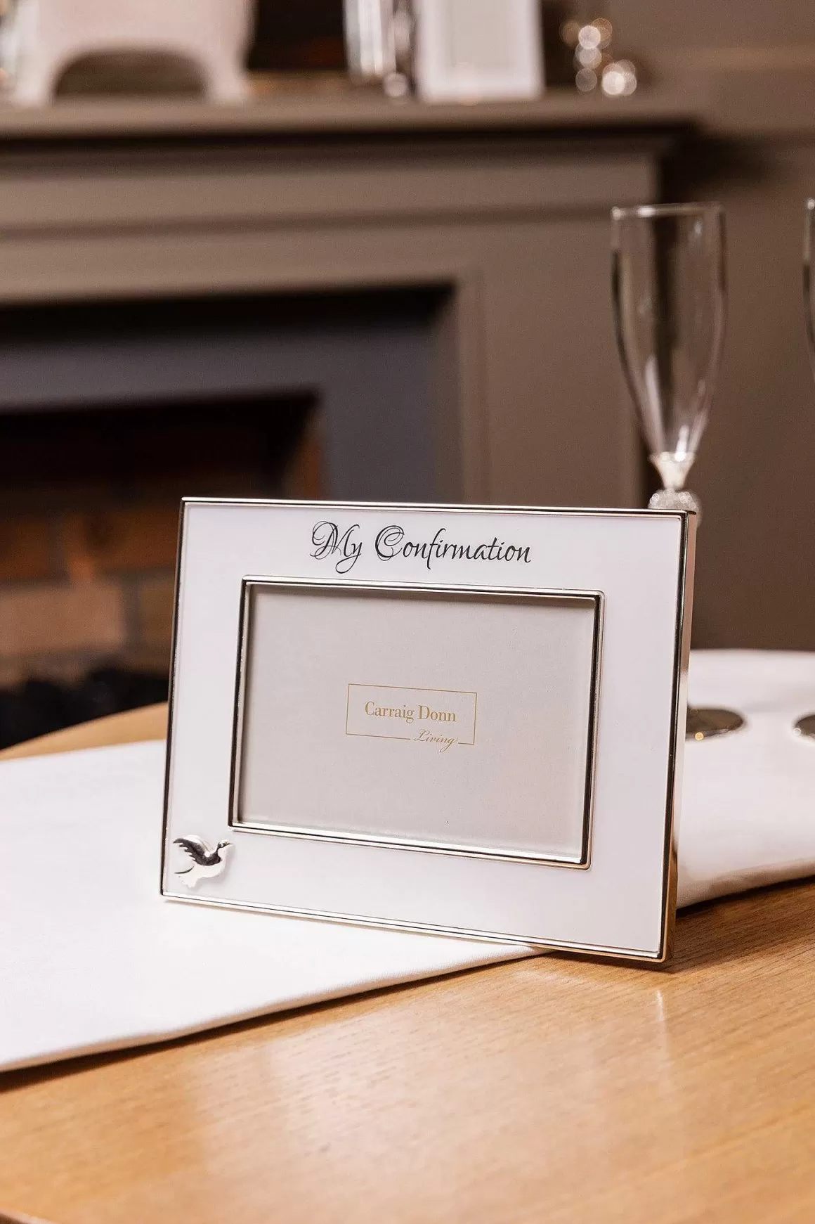 Carraig Donn Living Silver Confirmation Frame Best