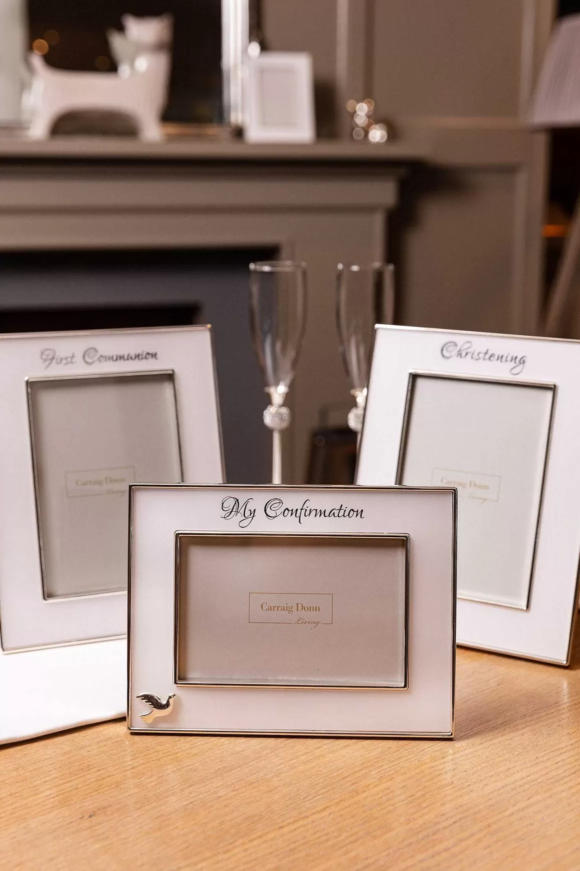 Carraig Donn Living Silver Confirmation Frame Best