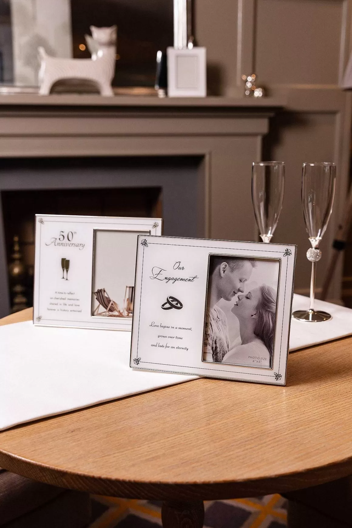 Carraig Donn Living Silver Engagement Frame Clearance