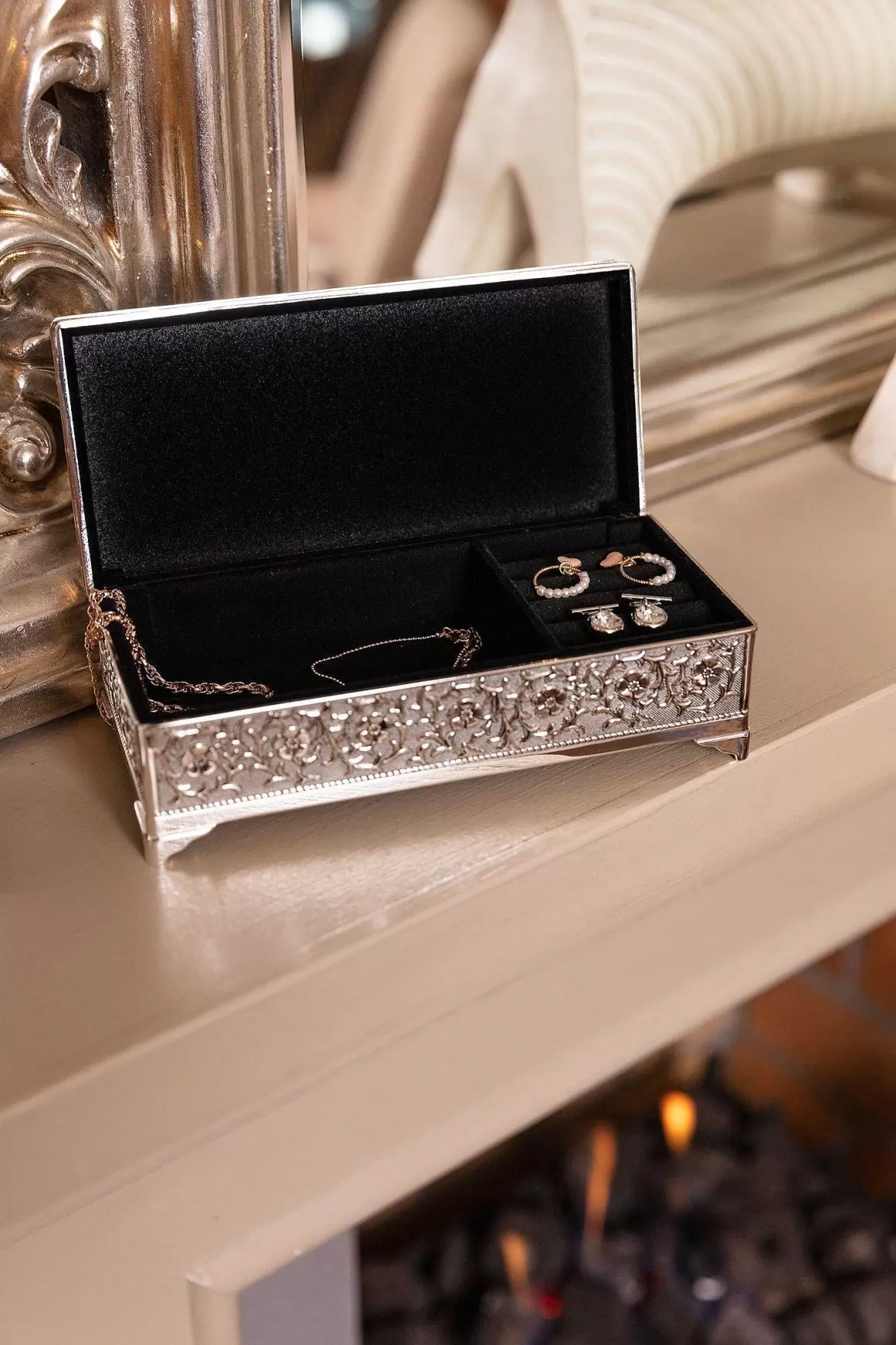 Carraig Donn Living Silver Jewellery Box Cheap