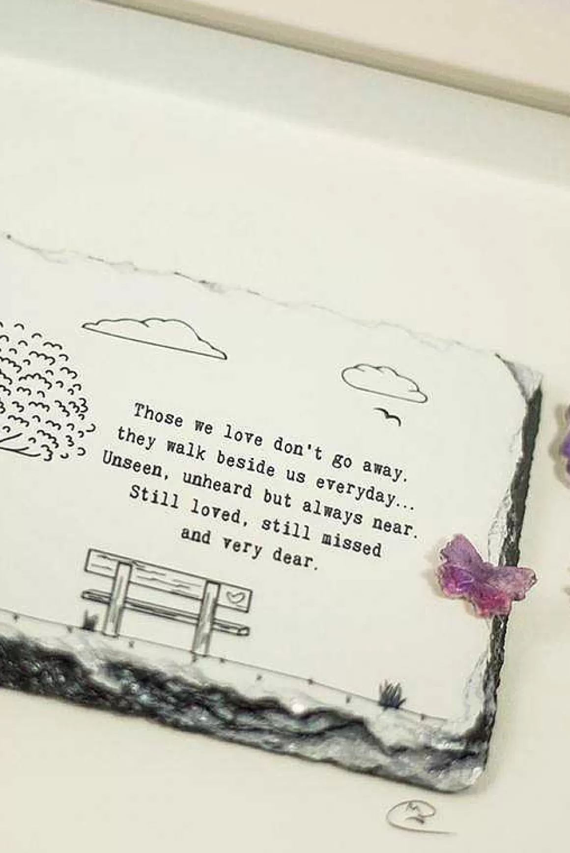 Amilie Slatecraft Art- Still Loved, Still Missed Sale
