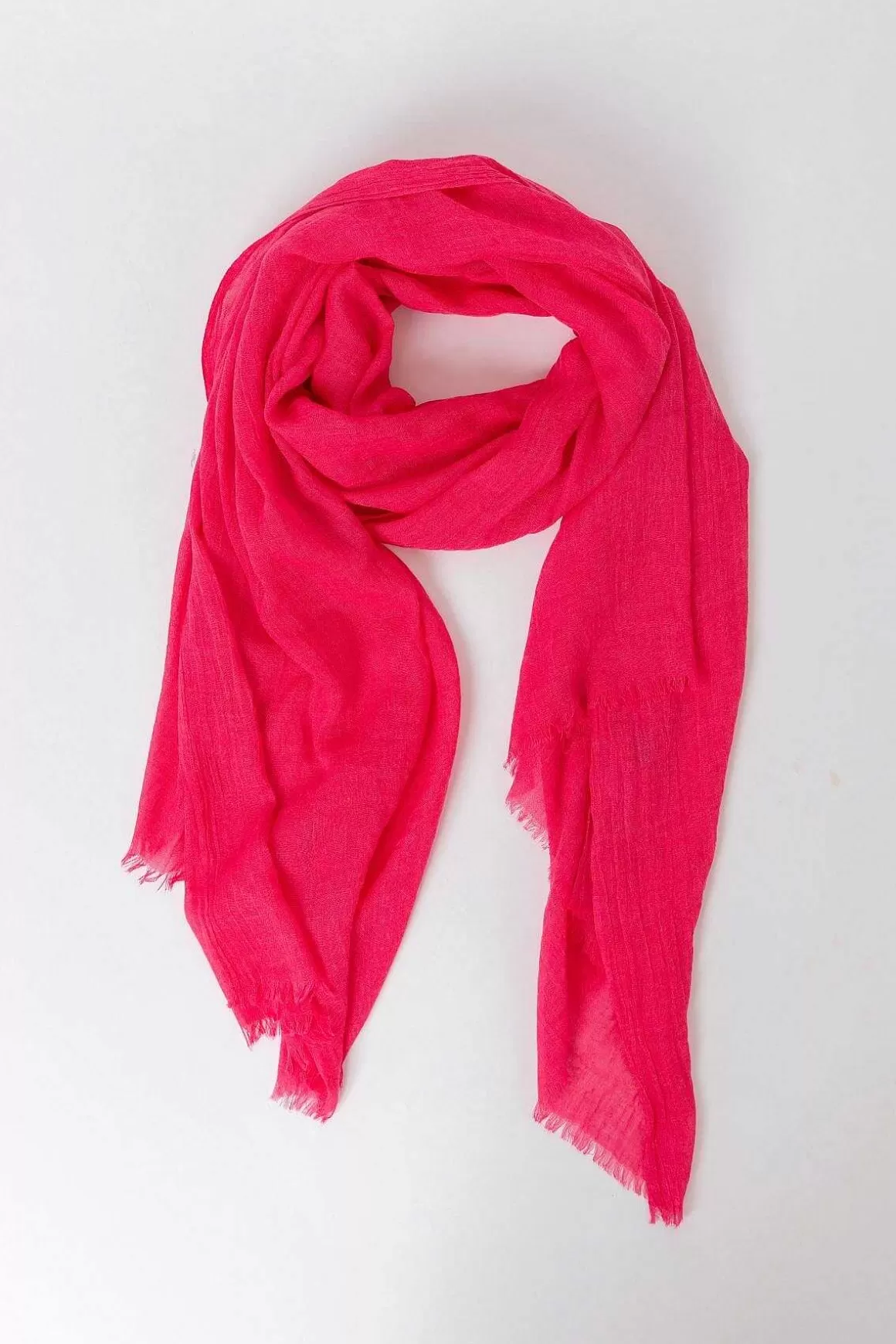 Pala D'oro Accessories Soft Touch Scarf In Fuchsia Fashion