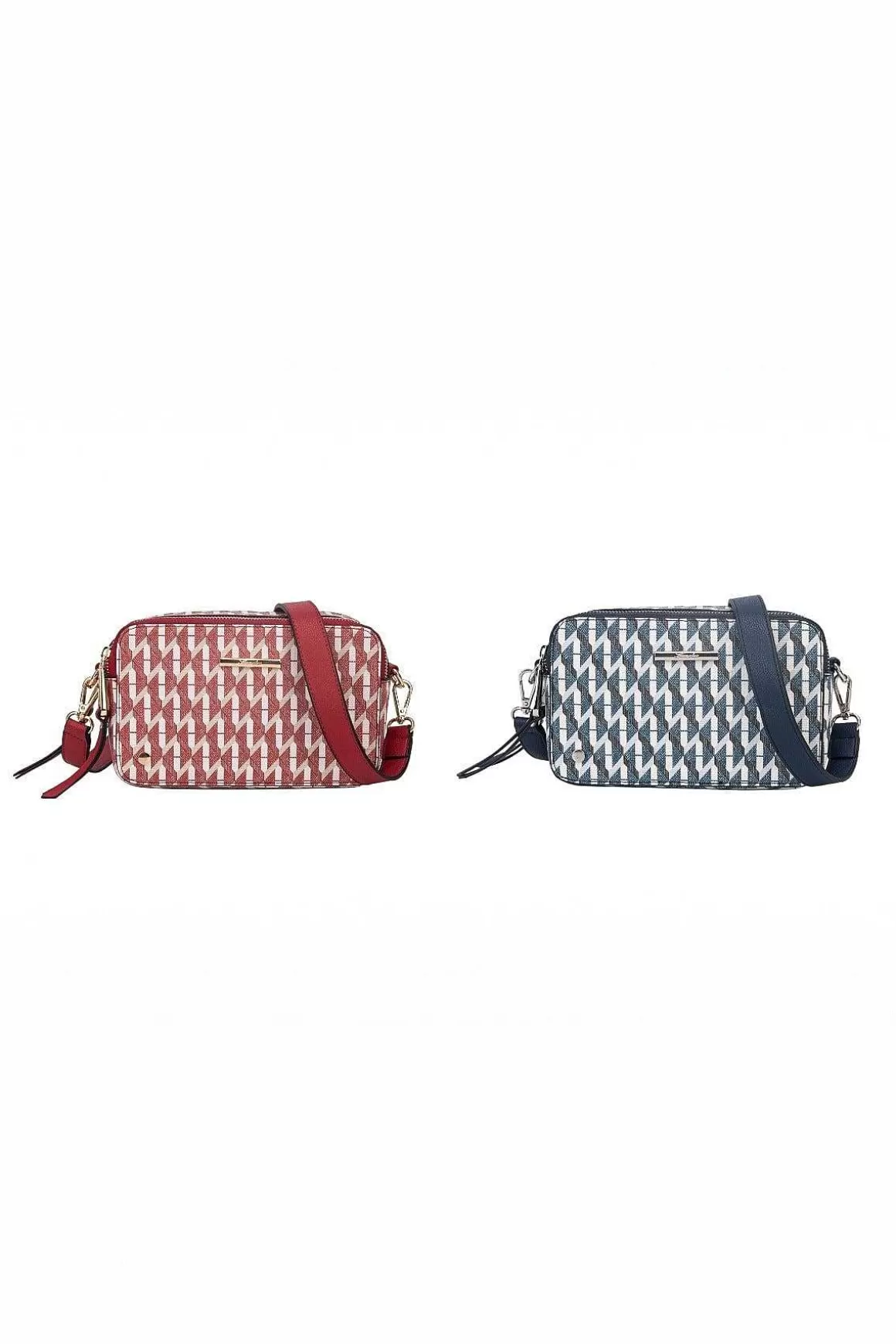Hampton Tajo Double Zip Box Bag In Red Flash Sale