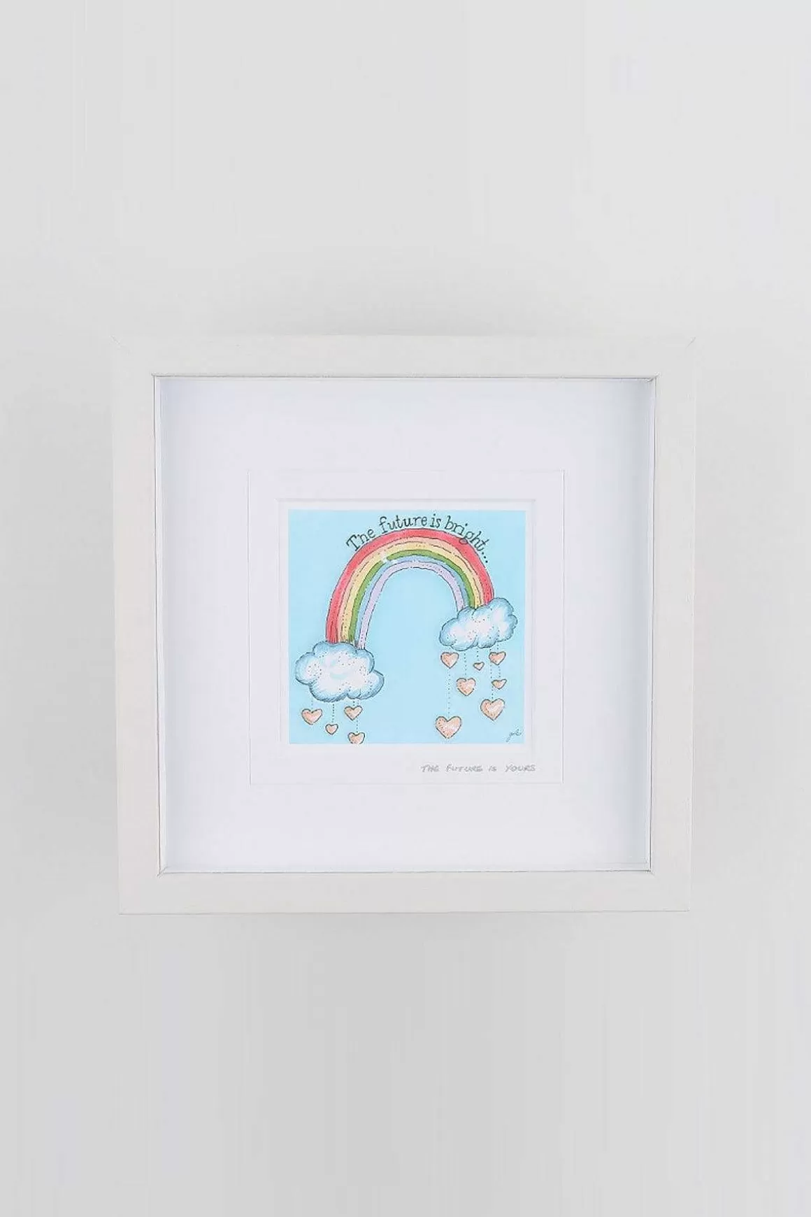 Blue Shoe Gallery The Future Is Yours Small Framed Art Print Shop