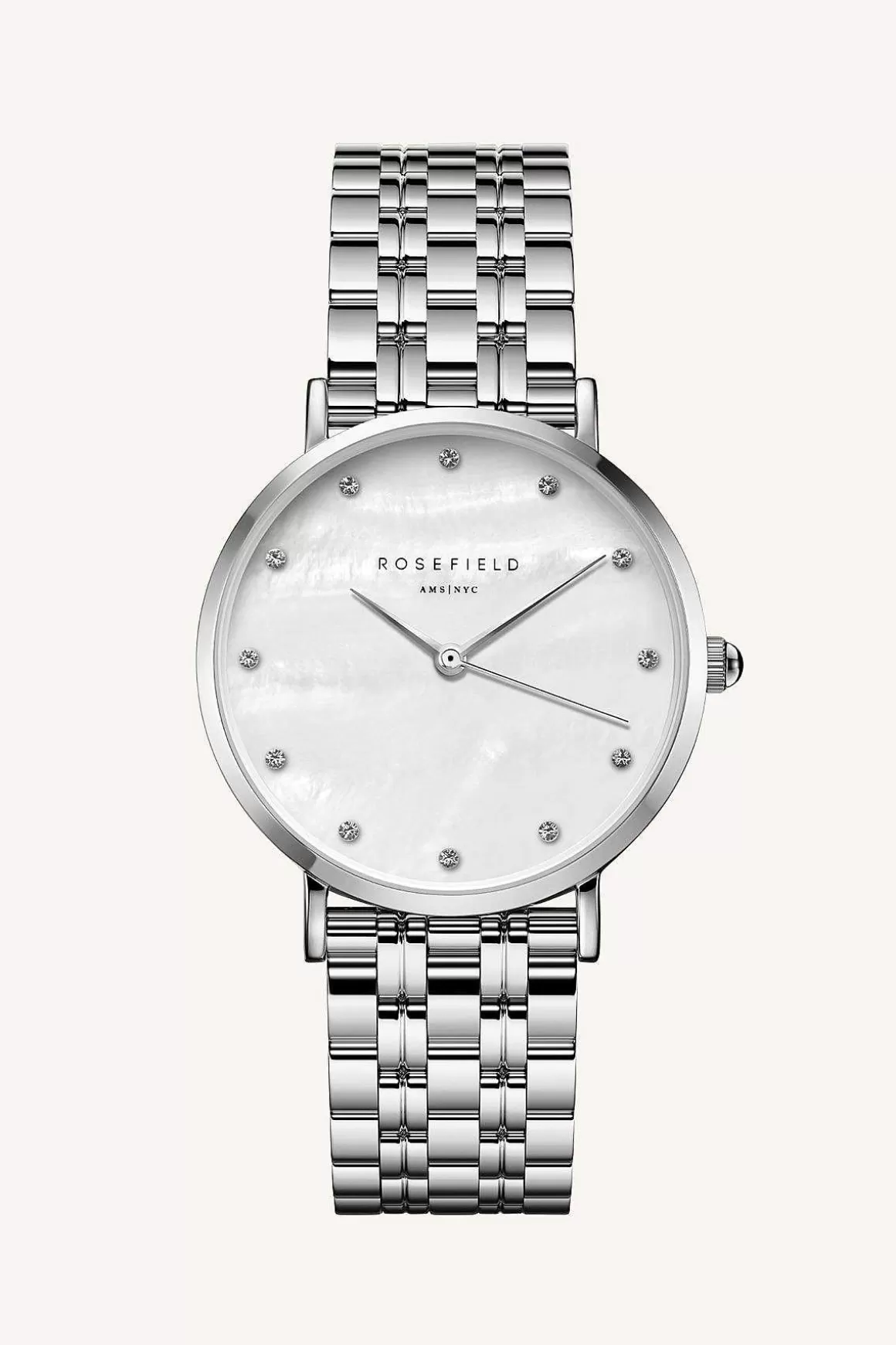 Rosefield The Upper East Side Silver Watch Flash Sale