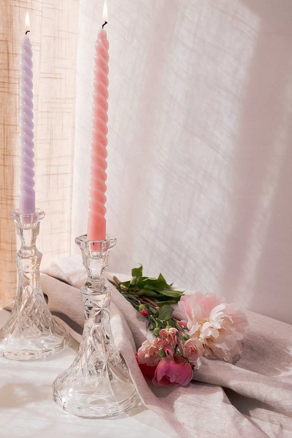 Killarney Crystal Trinity Crystal Candlesticks Set Flash Sale