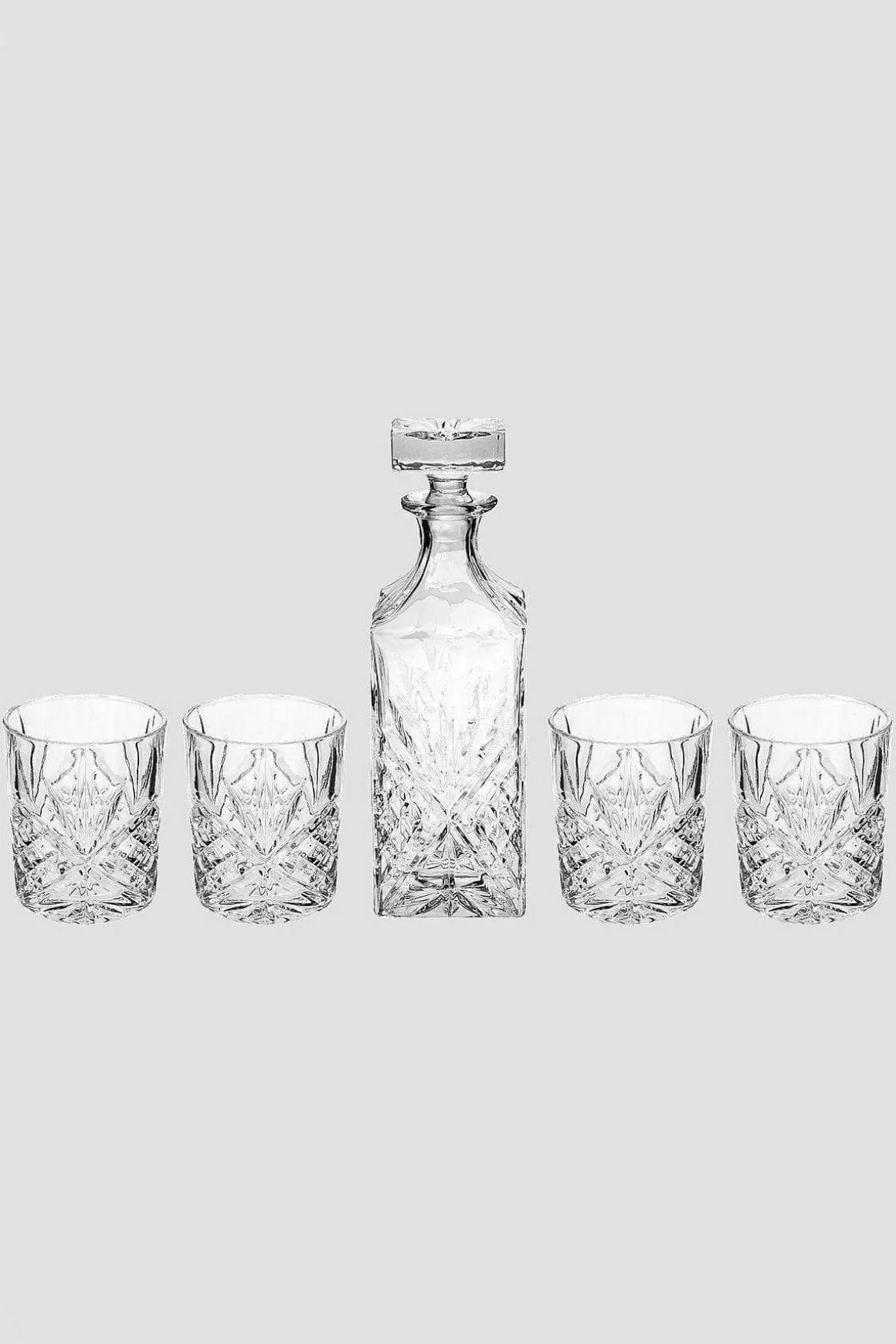 Killarney Crystal Trinity Whiskey Decanter Set Clearance