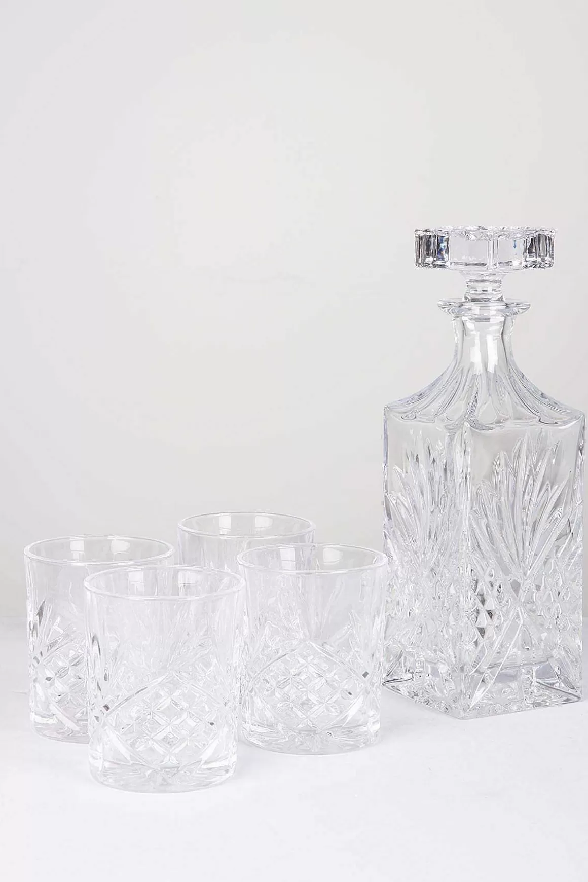 Killarney Crystal Trinity Whiskey Decanter Set Clearance