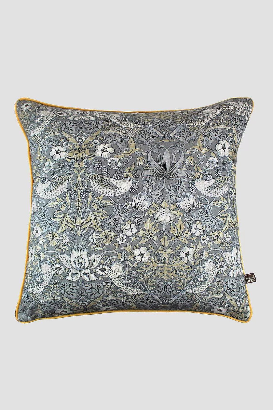 Scatter Box Vivaldi 58X58Cm Cushion In Grey And Gold Clearance