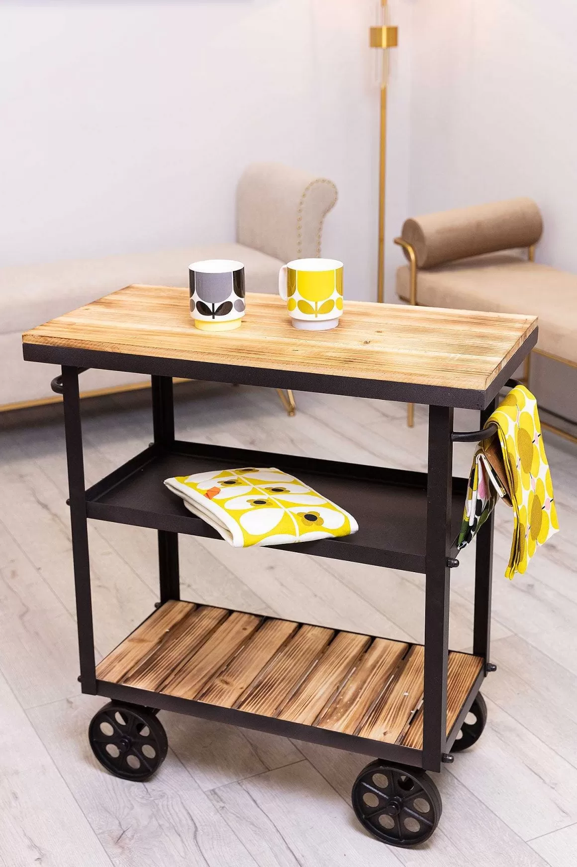 Carraig Donn HOME Wooden Bar Cart Sale